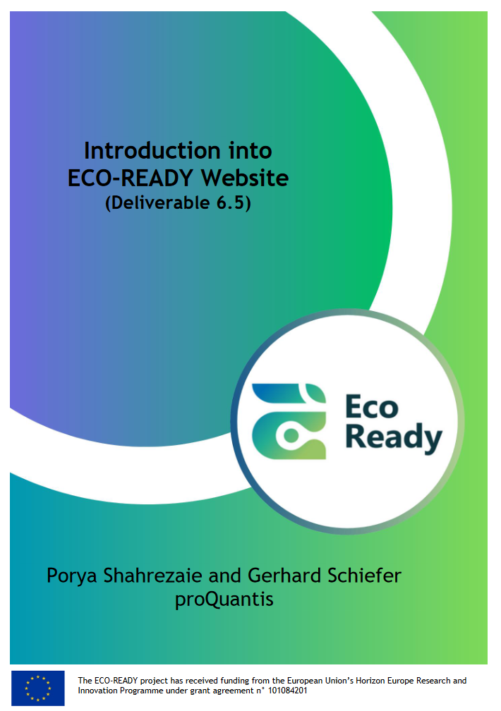 Introduction into ECO-READY Website report cover
